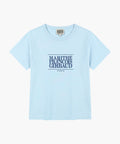 W CLASSIC LOGO TEE ice blue