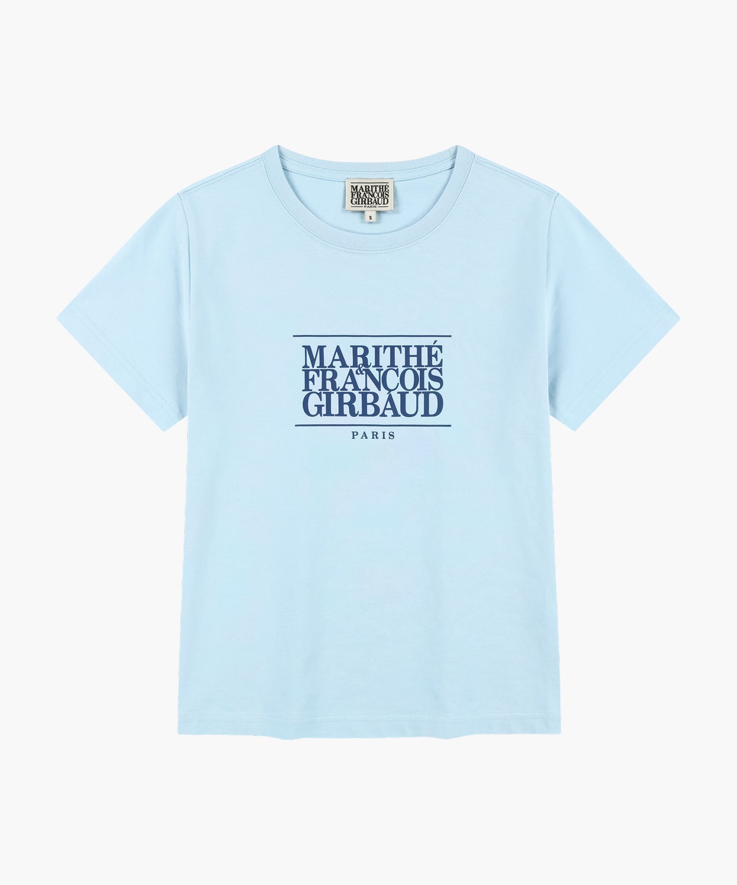 W CLASSIC LOGO TEE ice blue