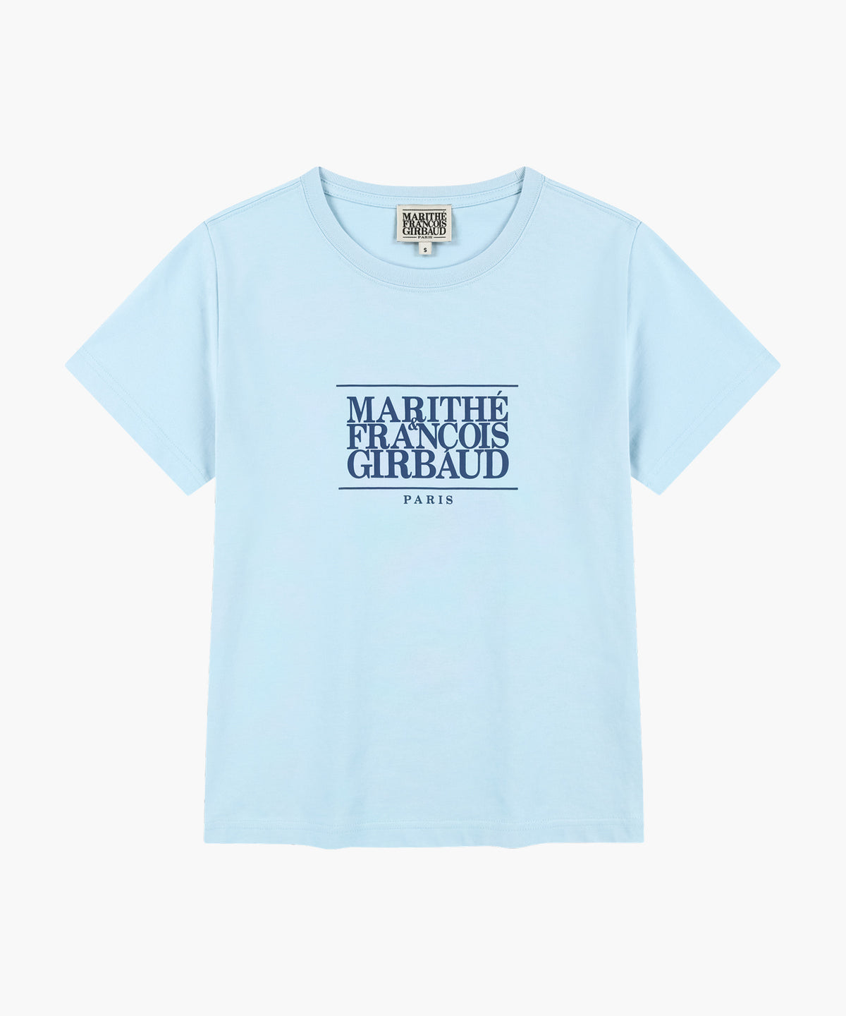 W CLASSIC LOGO TEE ice blue