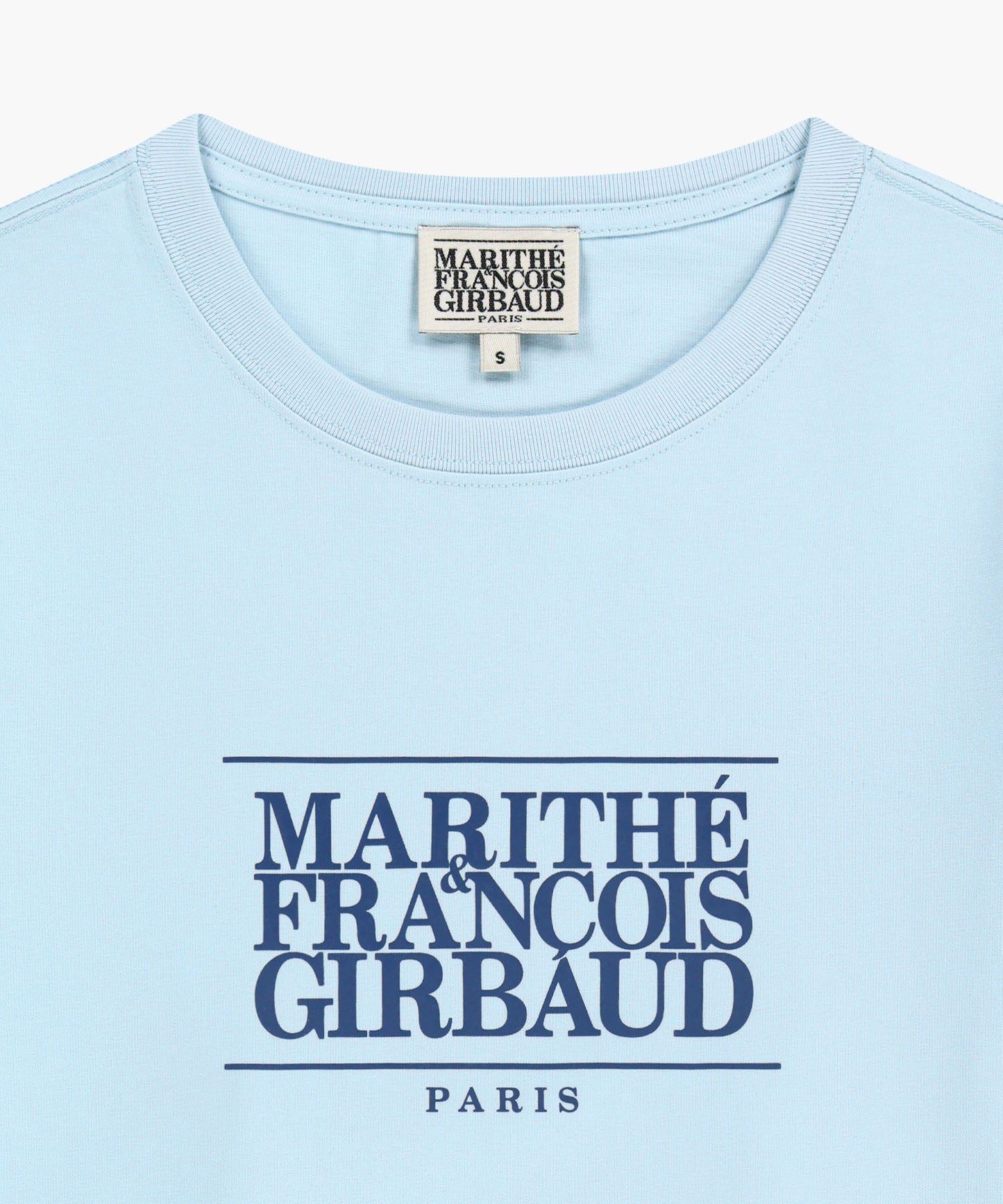 W CLASSIC LOGO TEE ice blue