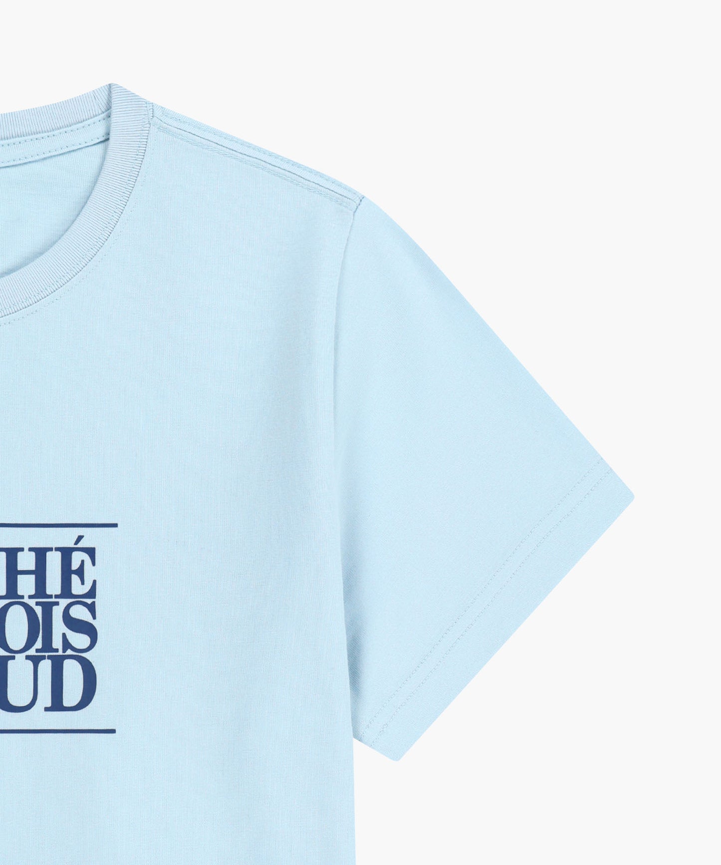 W CLASSIC LOGO TEE ice blue