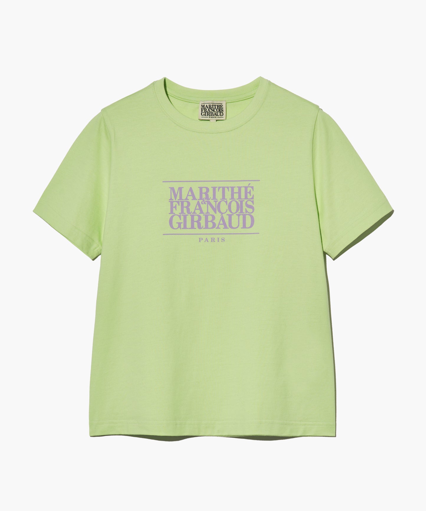 W CLASSIC LOGO TEE light green