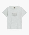 W CLASSIC LOGO TEE light heather gray