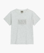 W CLASSIC LOGO TEE light heather gray