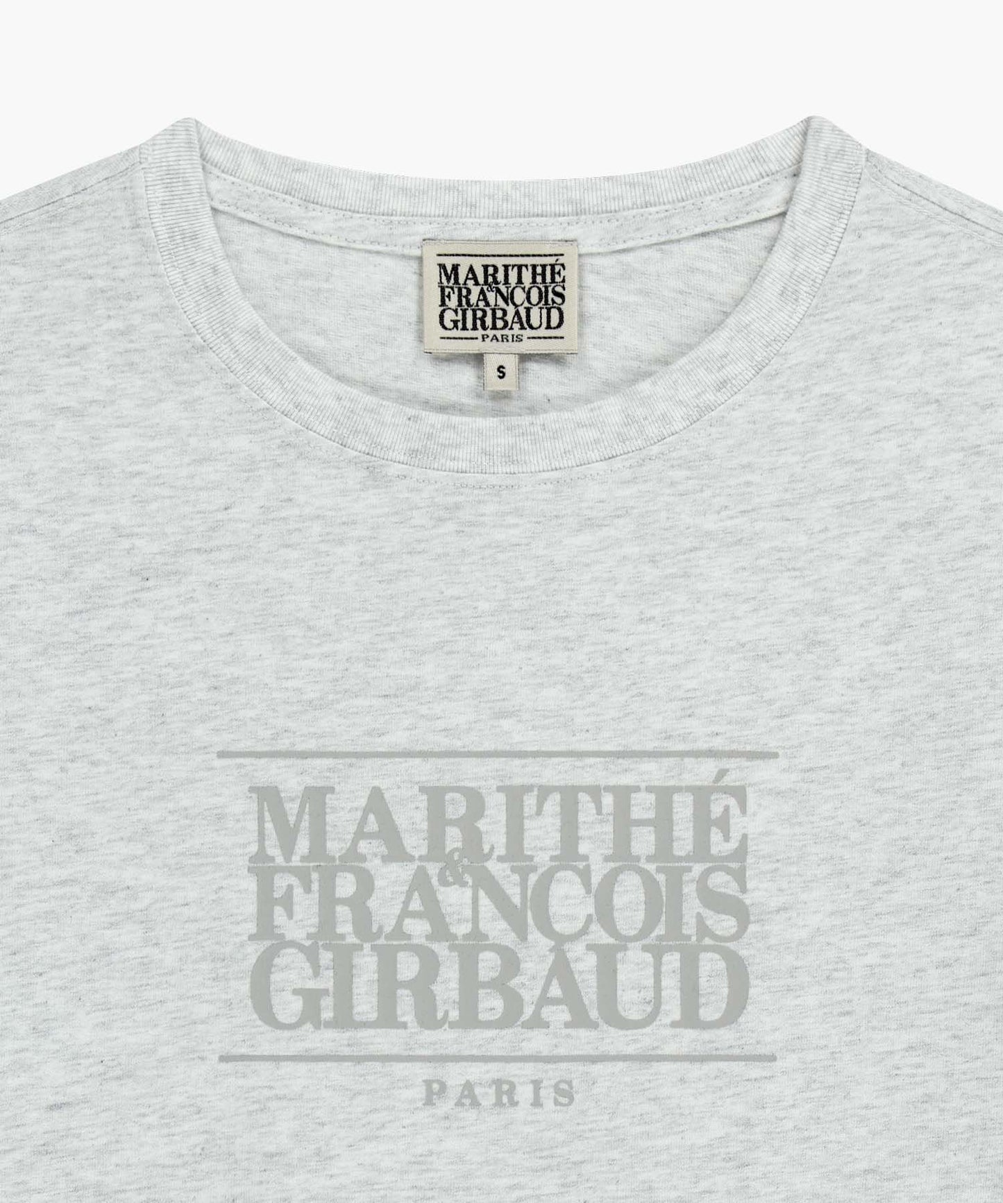 W CLASSIC LOGO TEE light heather gray