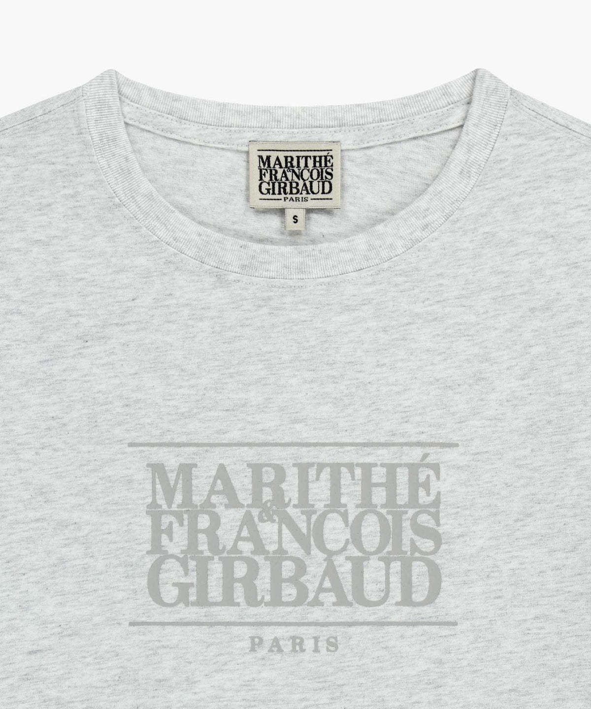 W CLASSIC LOGO TEE light heather gray
