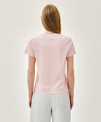 W CLASSIC LOGO TEE light pink