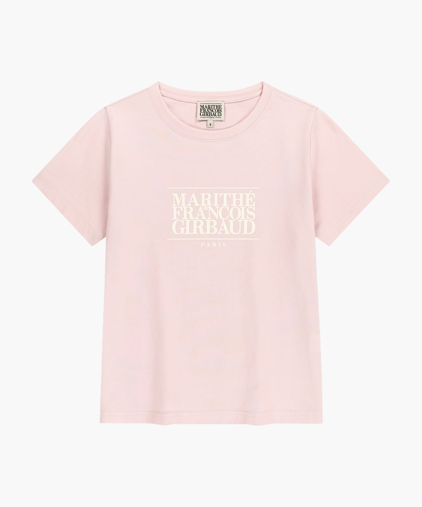 W CLASSIC LOGO TEE light pink