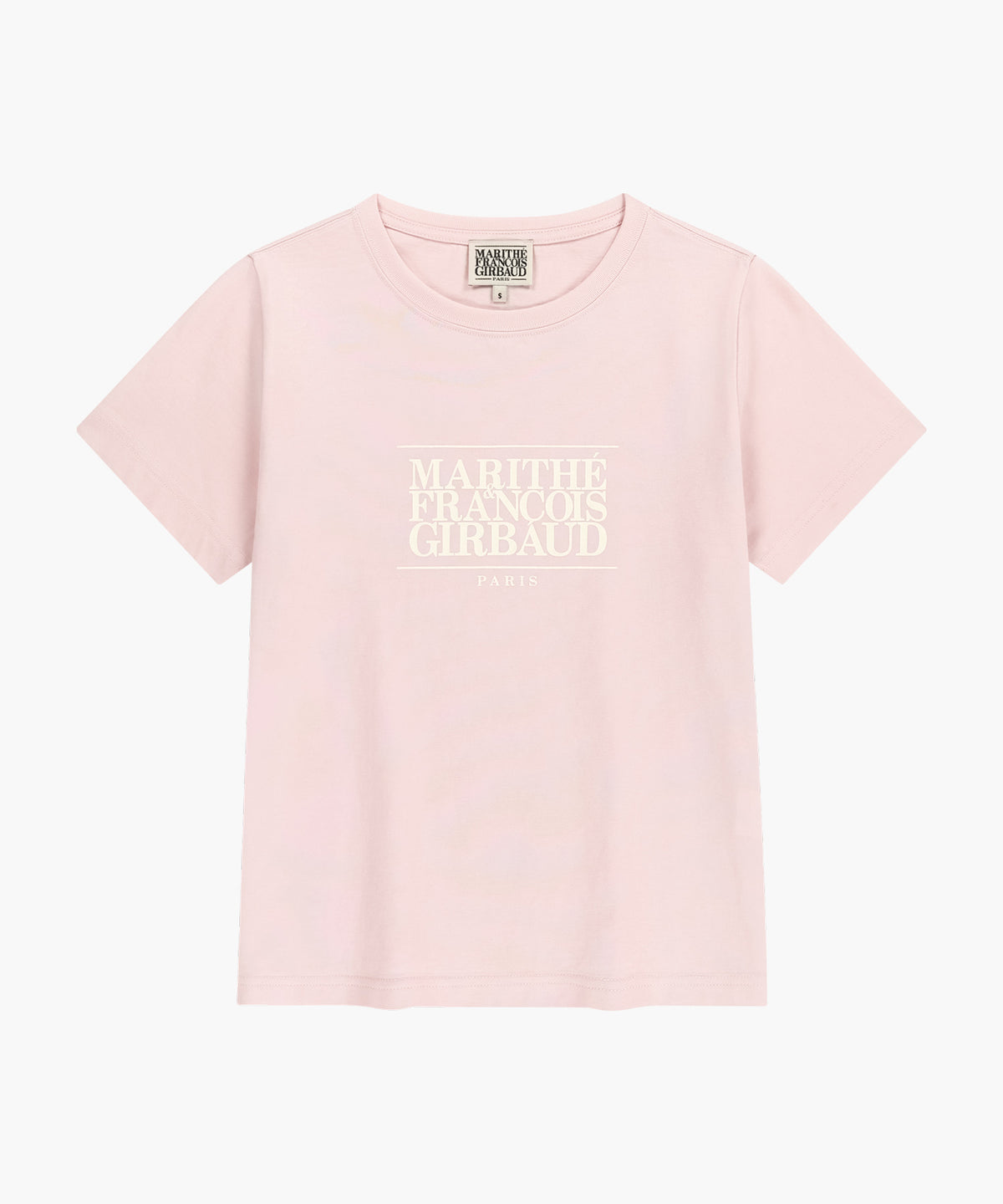 W CLASSIC LOGO TEE light pink