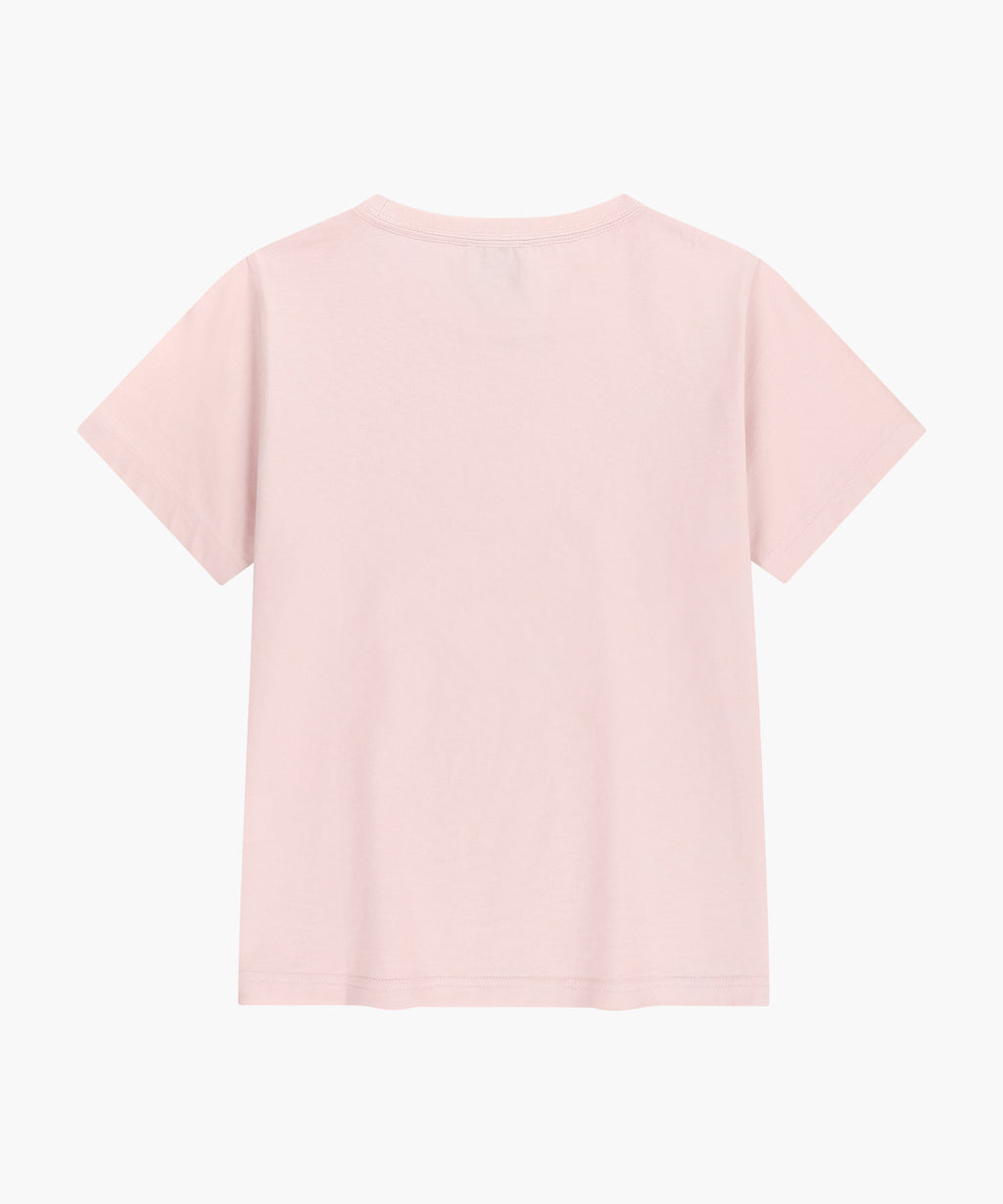 W CLASSIC LOGO TEE light pink