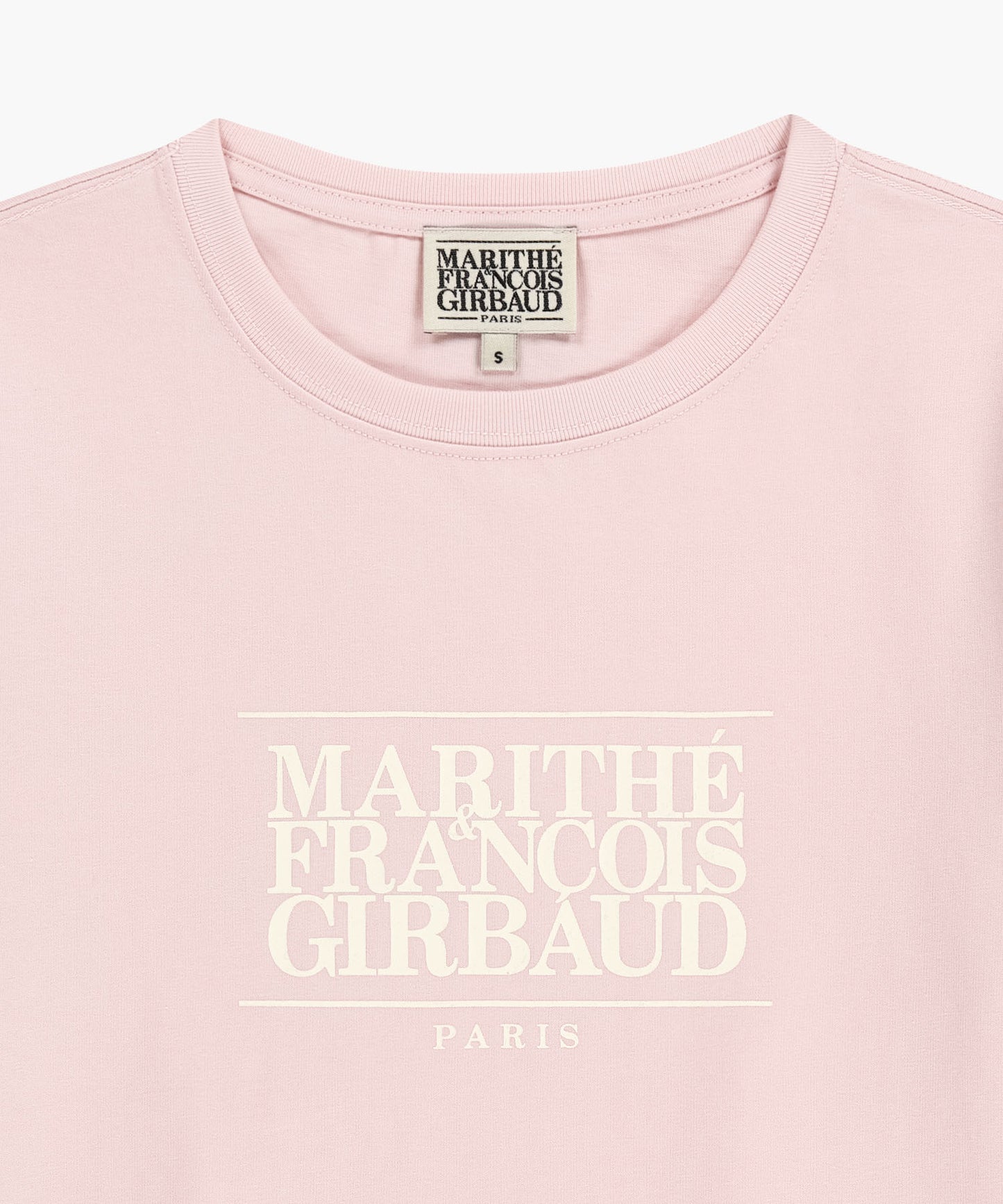 W CLASSIC LOGO TEE light pink