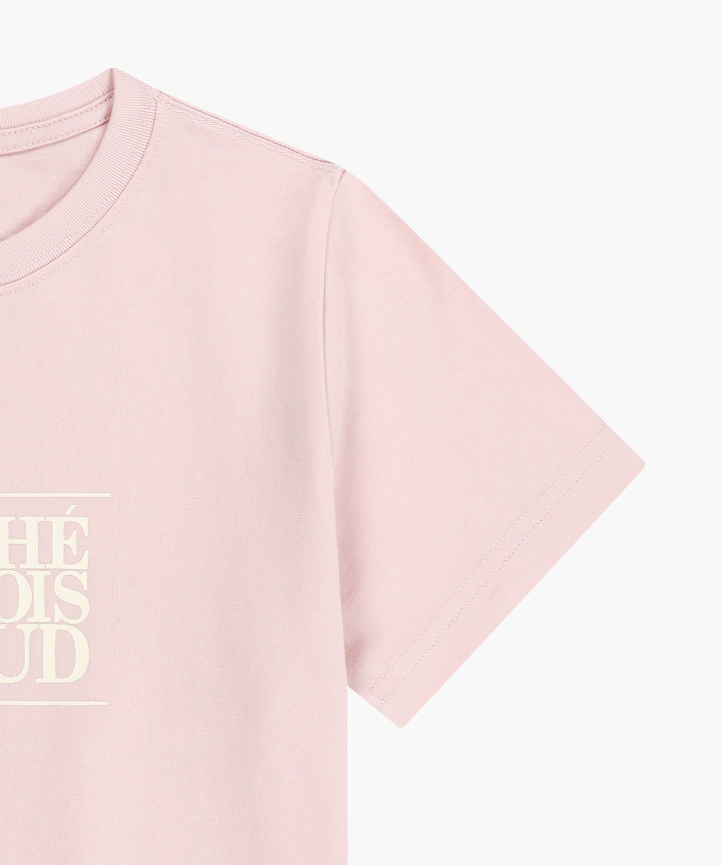 W CLASSIC LOGO TEE light pink