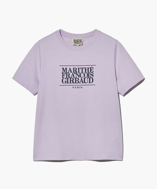 W CLASSIC LOGO TEE light purple