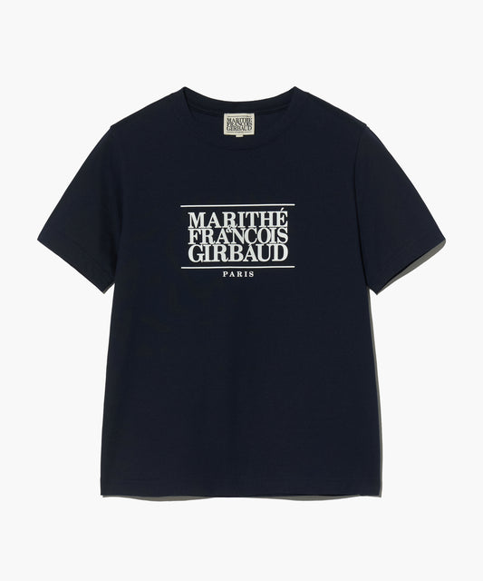 W CLASSIC LOGO TEE navy