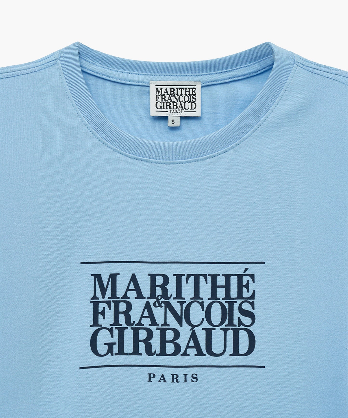 W CLASSIC LOGO TEE sky blue