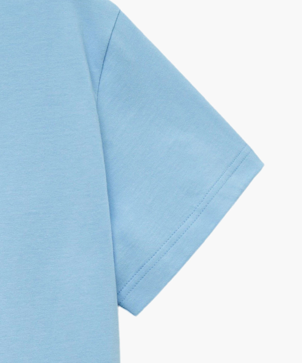 W CLASSIC LOGO TEE sky blue