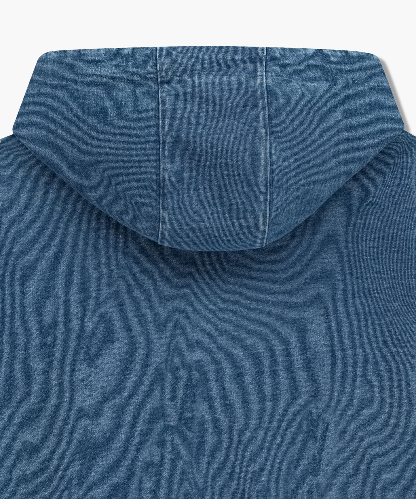 W EMBROIDERY CLASSIC LOGO CROP HOODIE ZIPUP blue