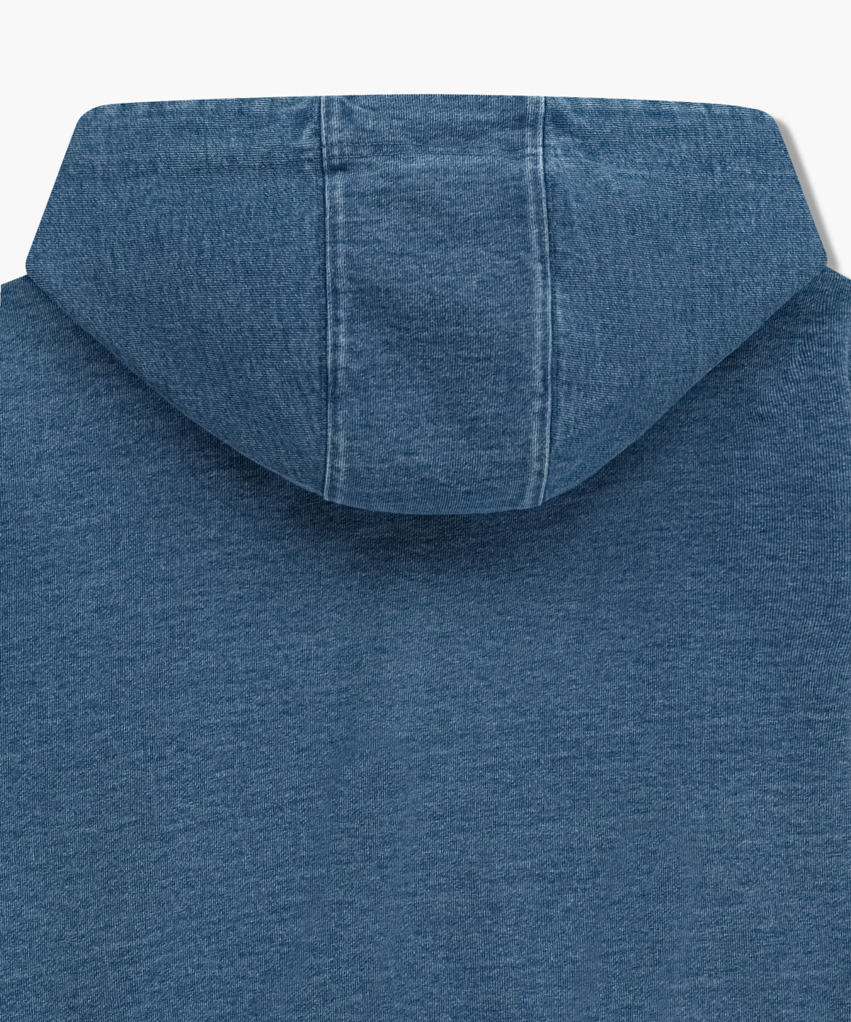 W EMBROIDERY CLASSIC LOGO CROP HOODIE ZIPUP blue