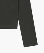 W SLEEVELESS LAYERED LONG SLEEVE TEE charcoal M