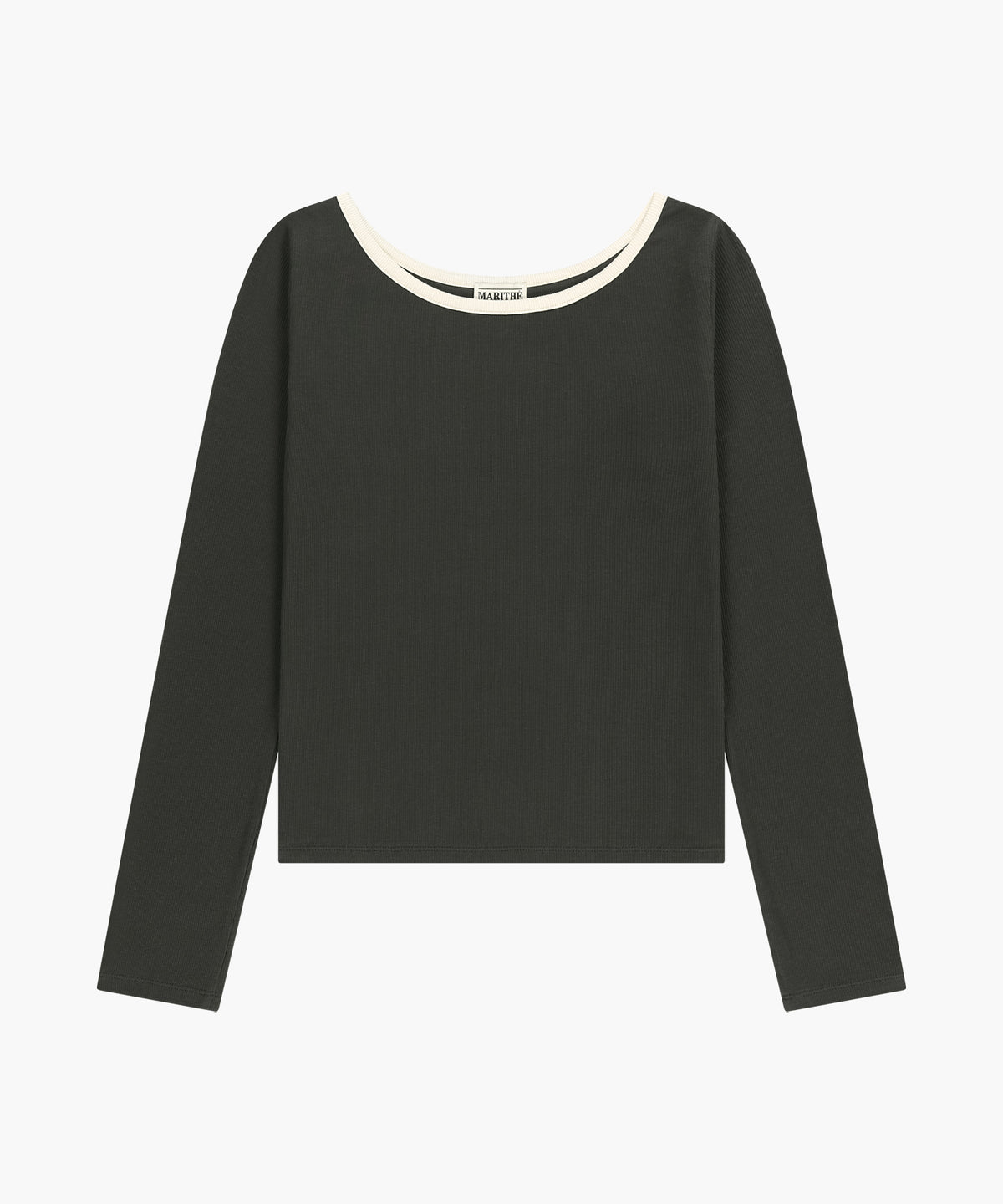 W SLEEVELESS LAYERED LONG SLEEVE TEE charcoal M