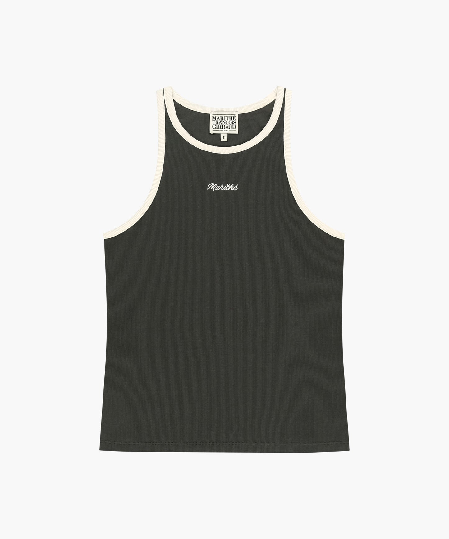 W SLEEVELESS LAYERED LONG SLEEVE TEE charcoal M