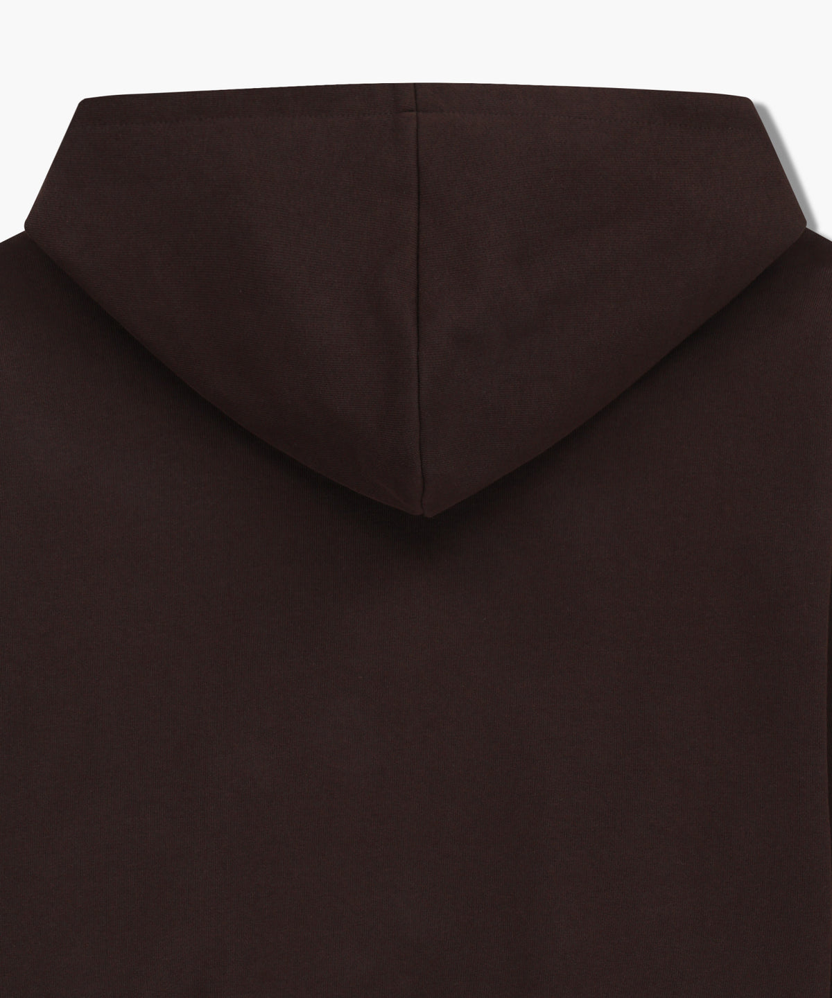 W SMALL CLASSIC LOGO CROP HOODIE brown