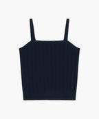 W SMALL CLASSIC LOGO HALF KNIT CARDIGAN SET UP navy