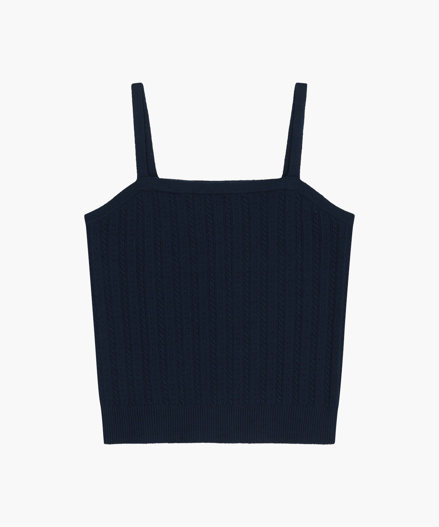 W SMALL CLASSIC LOGO HALF KNIT CARDIGAN SET UP navy