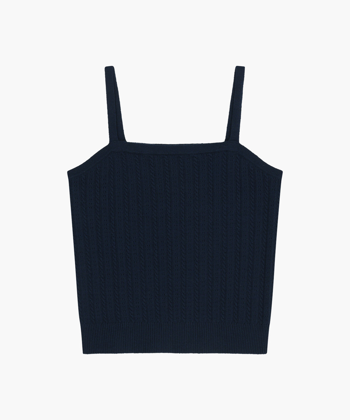 W SMALL CLASSIC LOGO HALF KNIT CARDIGAN SET UP navy