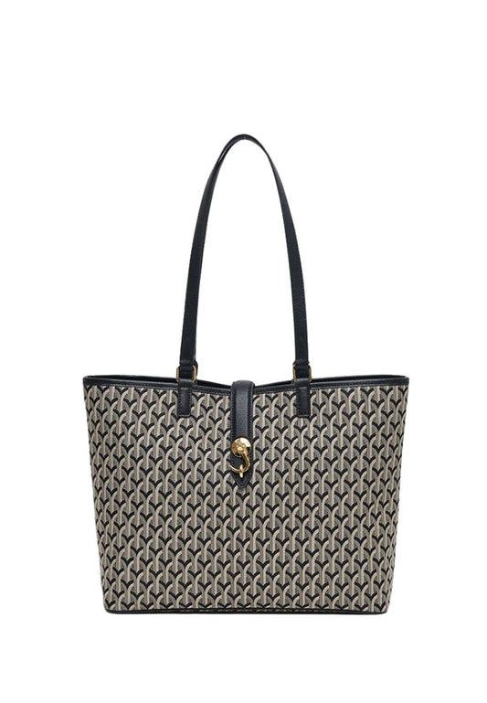 Wanda Shopper Jacquard Black