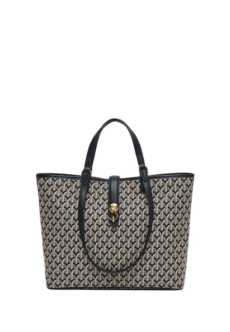 Wanda Shopper Jacquard Black
