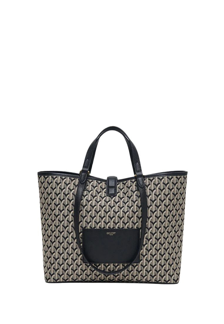 Wanda Shopper Jacquard Black