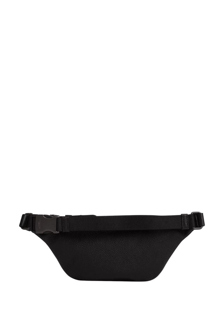 Warren Mini Belt Bag in Signature Jacquard Black Copper Black