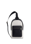 West Pack In Signature Canvas Gunmetal Chalk Black