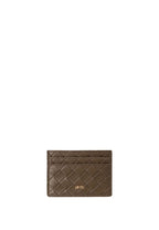 Woven Texture Card Holder - Cocoa Brown