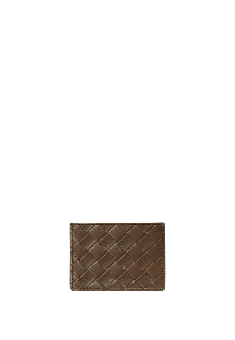 Woven Texture Card Holder - Cocoa Brown