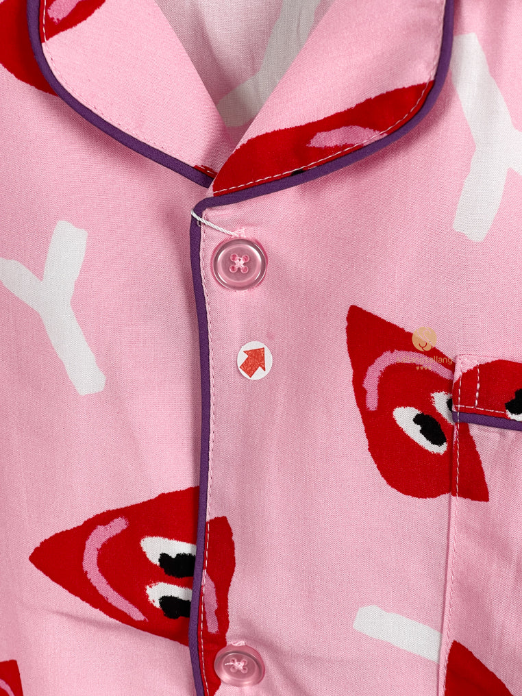 [DEFECT SALE 279] Soft Pajama Set Heart Ria