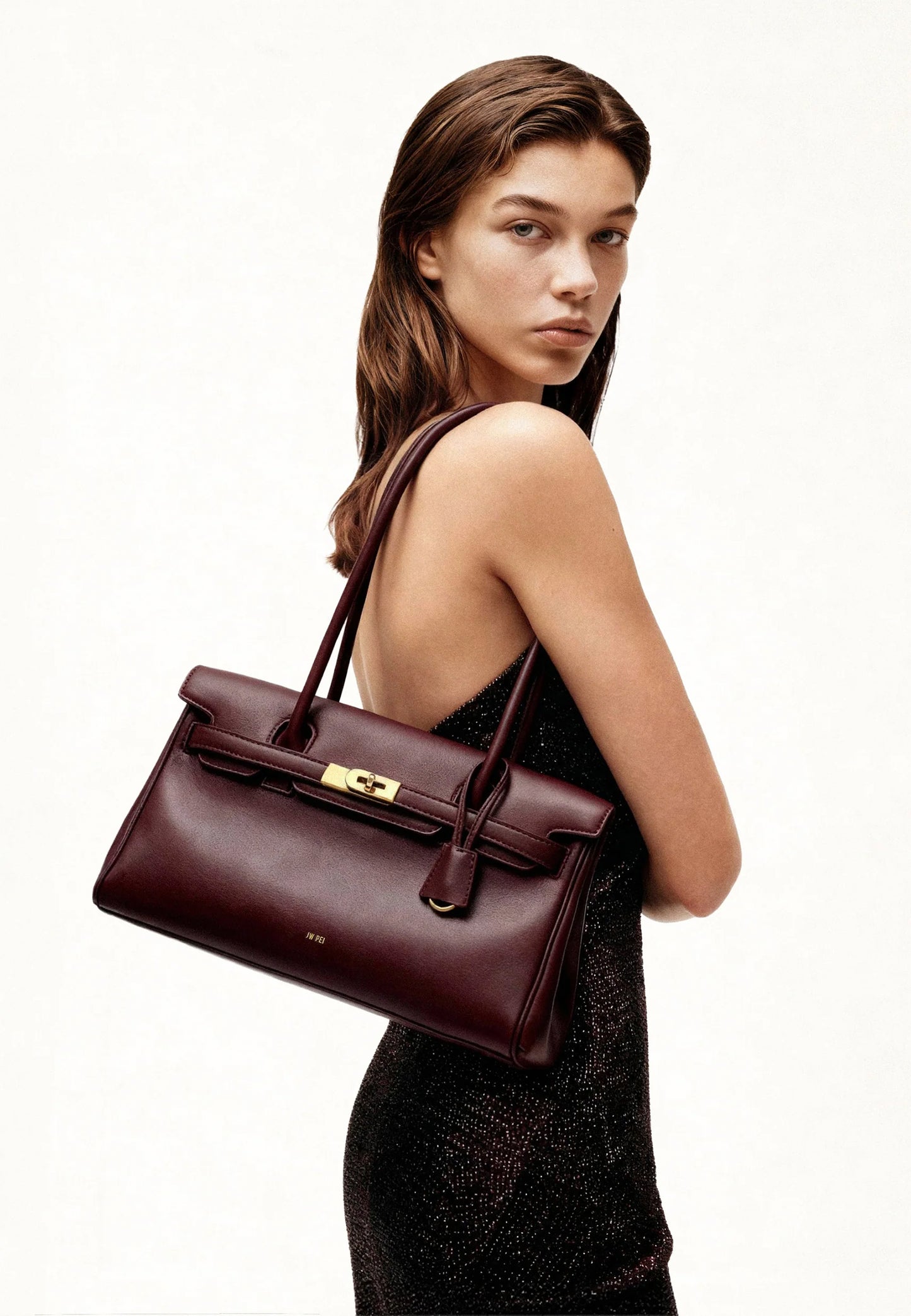 Yara Shoulder Bag - Deep Burgundy