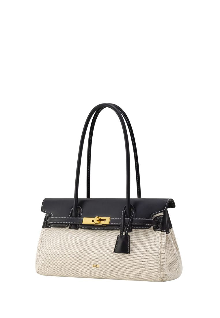 Yara Shoulder Bag - Black Canvas