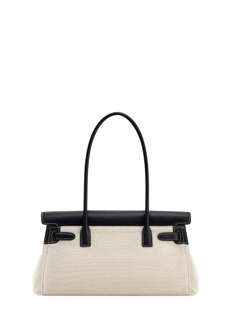 Yara Shoulder Bag - Black Canvas