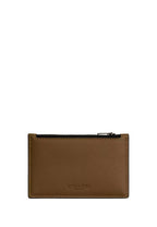 Zip Card Case Gunmetal Green