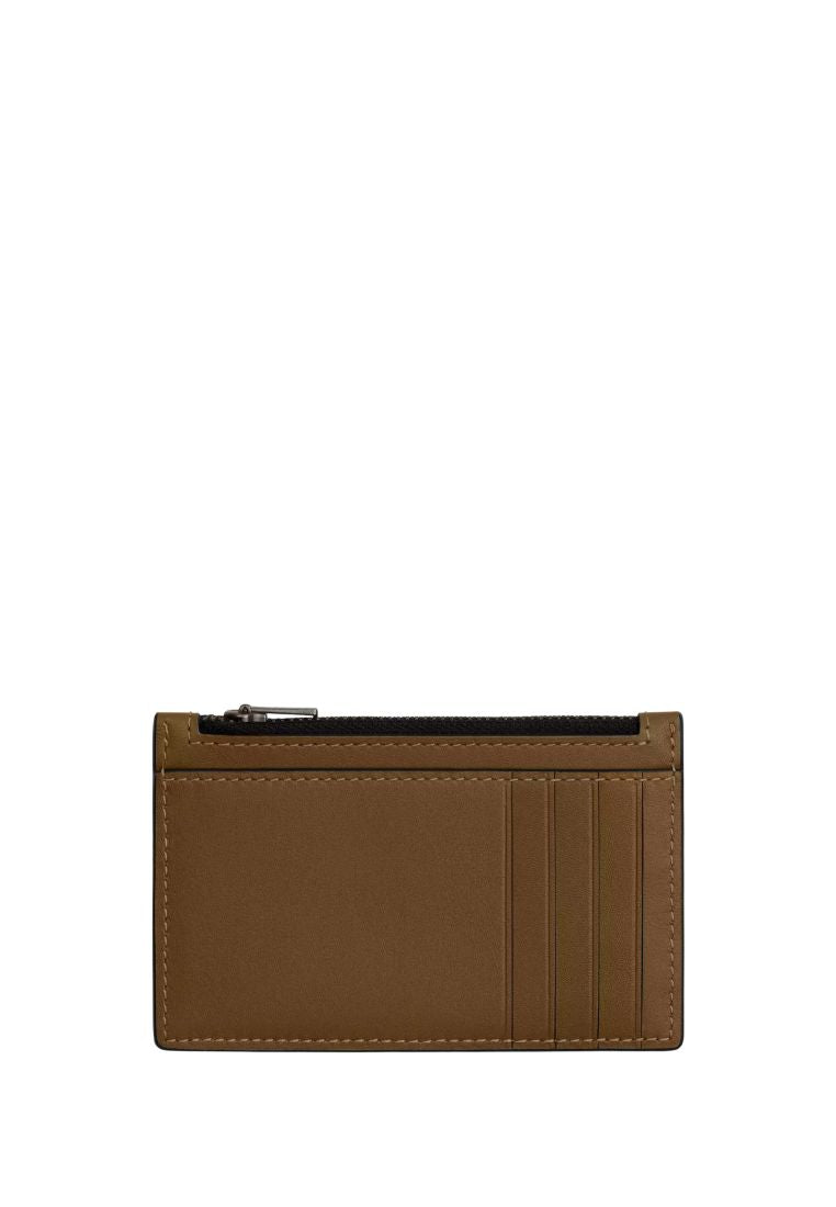 Zip Card Case Gunmetal Green