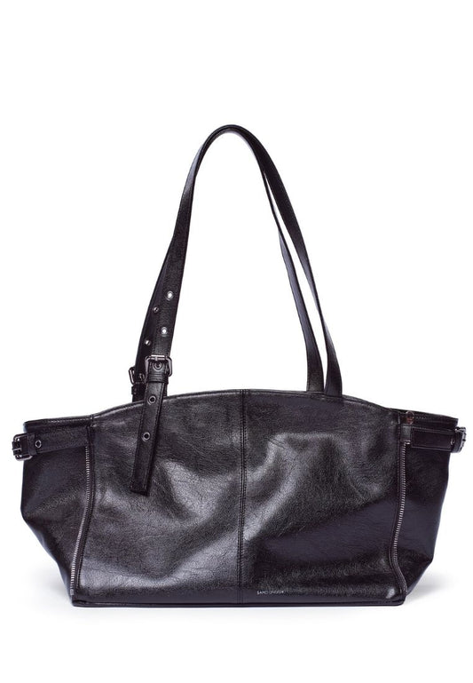 Zipper Shopper M Goat Black