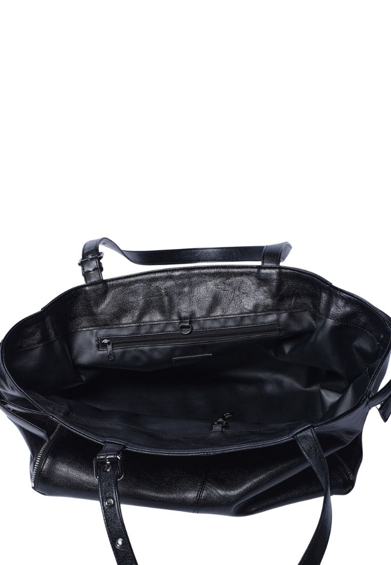 Zipper Shopper M Goat Black