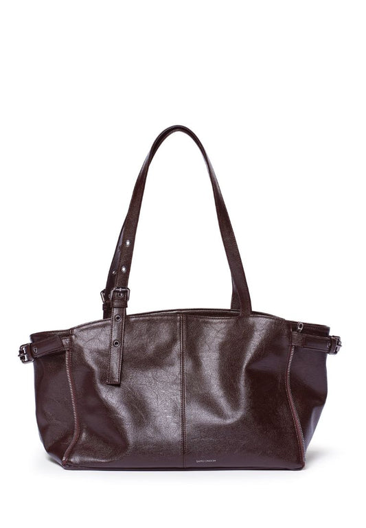 Zipper Shopper M Goat Chocolate