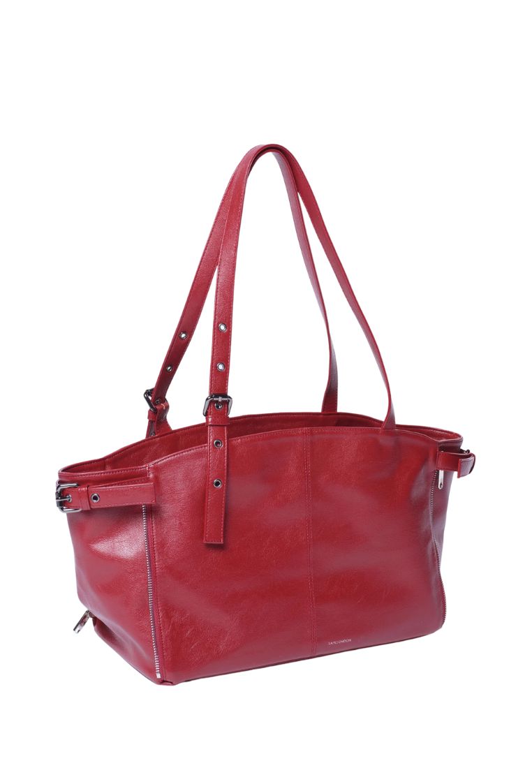 Zipper Shopper M Goat Red