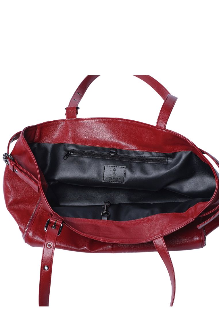 Zipper Shopper M Goat Red