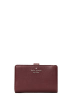 Leila Medium Compartment Bifold Wallet Cherrywood