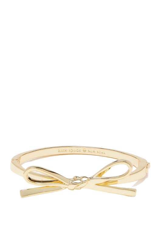 Skinny Mini Bow Bangle Gold