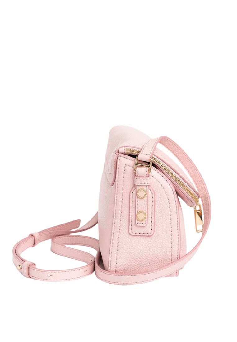 The Groove Leather Mini Messenger Peach Whip